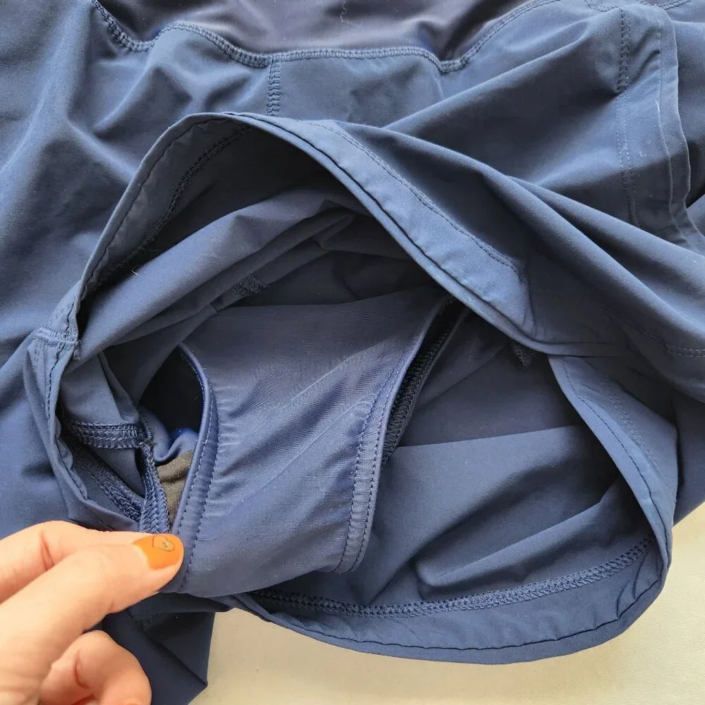 Lands End Board Shorts Swimsuit Navy Beach Pool Summer Vacation Coverup Swim 14 - Picture 4 of 8